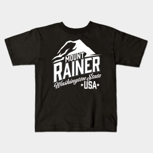 Mount Rainer Washington State USA Kids T-Shirt